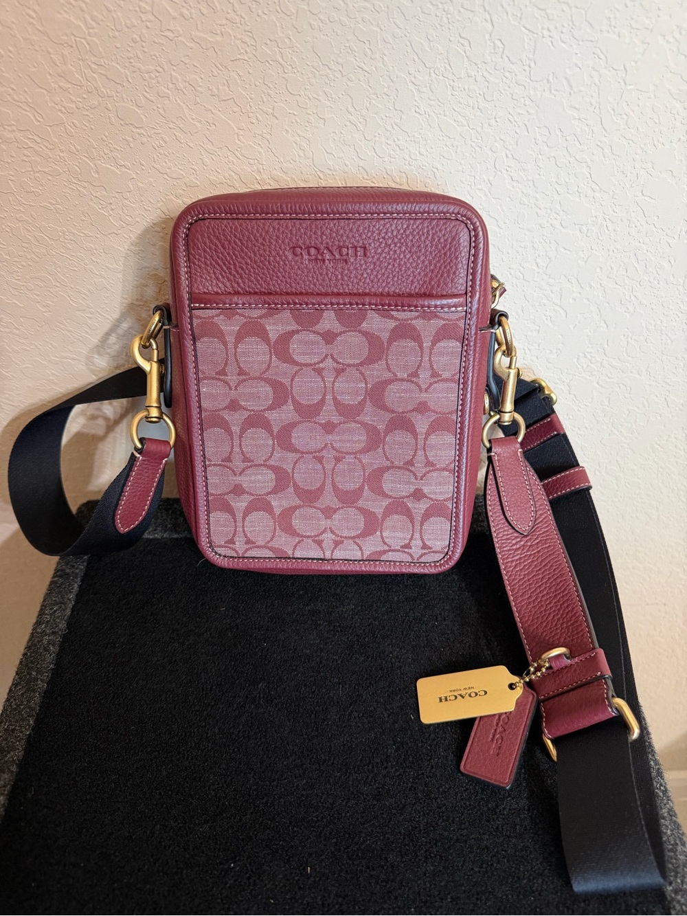 Coach Small Signature Crossbody in Rose